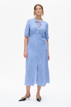 Baum und Pferdgarten Anneliek dress from | Blue Painted Check Clearance