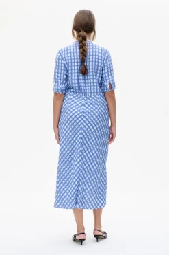 Baum und Pferdgarten Anneliek dress from | Blue Painted Check Clearance