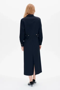 Baum und Pferdgarten ANNELLA DRESS | Blackish Pinstripe Hot