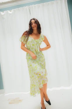 Baum und Pferdgarten Avah Dress from | Sunny Lime Flower Discount