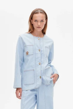 Baum und Pferdgarten Beata jacket from | Azurine Blue Patch Sale
