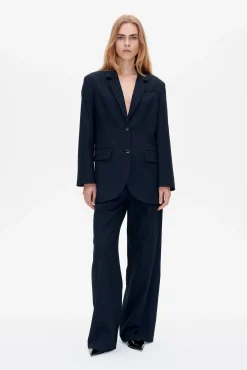 Baum und Pferdgarten BLEONA JACKET | Blackish Pinstripe Online