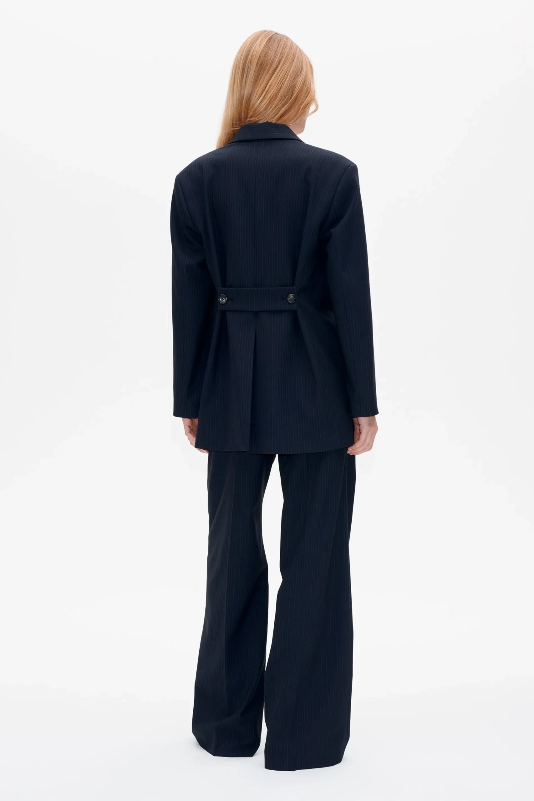Baum und Pferdgarten BLEONA JACKET | Blackish Pinstripe Online