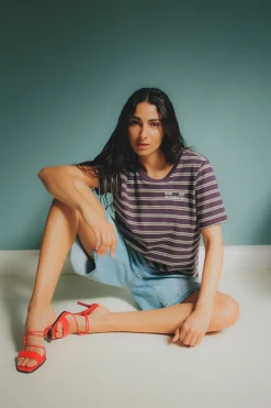 Baum und Pferdgarten Jawo T-shirt from | Plum Polo Stripe Clearance