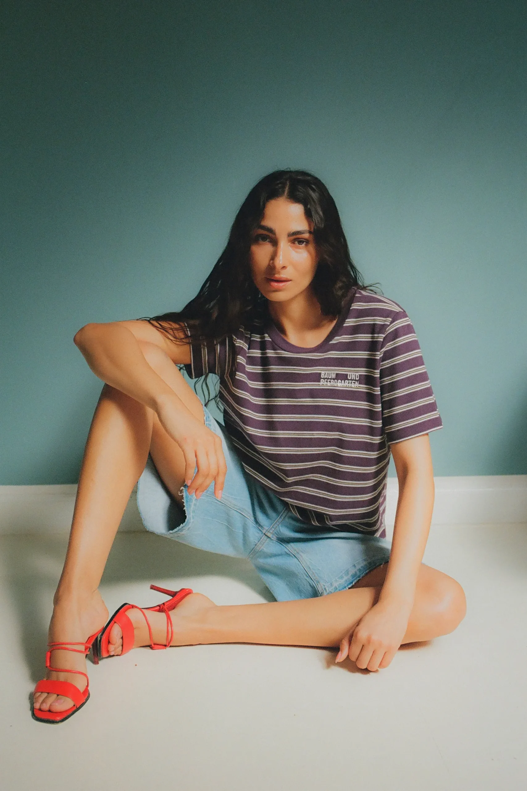 Baum und Pferdgarten Jawo T-shirt from | Plum Polo Stripe Clearance
