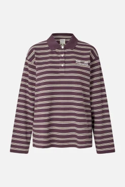 Baum und Pferdgarten Jeanne Top from | Plum Polo Stripe Sale
