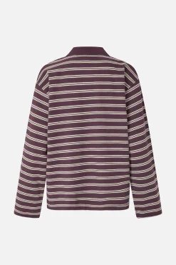 Baum und Pferdgarten Jeanne Top from | Plum Polo Stripe Sale