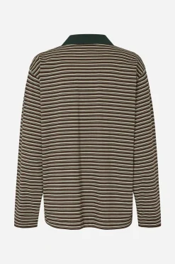 Baum und Pferdgarten JEANNI TOP | Brown Polo Stripe Discount