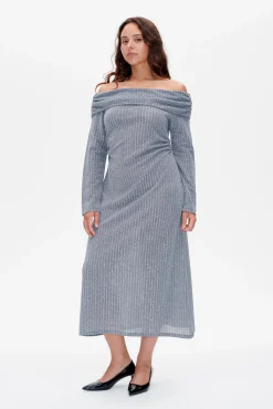 Baum und Pferdgarten JOA DRESS | Silver Lurex Pinstripe Hot