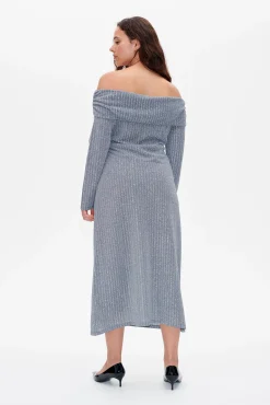 Baum und Pferdgarten JOA DRESS | Silver Lurex Pinstripe Hot