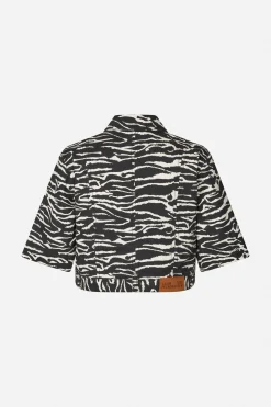 Baum und Pferdgarten MAJSA SHIRT | Black Whisper Zebra Clearance
