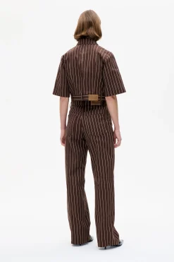Baum und Pferdgarten Majsa Shirt from | Creme Brown Pinstripe Outlet