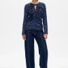 Baum und Pferdgarten MAKEYLA BLOUSE | Blue Baum Leo Clearance