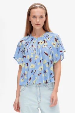 Baum und Pferdgarten Maliah top from | Azurine Green Flower Discount