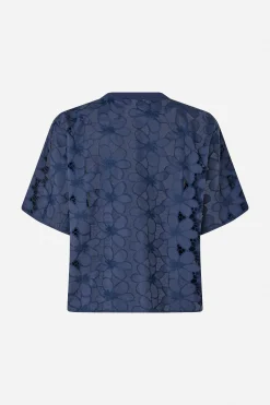 Baum und Pferdgarten MANUELA BLOUSE | Baritone Blue Hot
