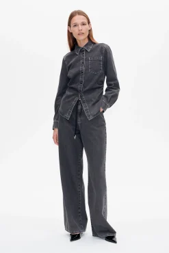 Baum und Pferdgarten MARIA SHIRT | Black Worn Denim Sale