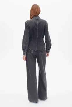 Baum und Pferdgarten MARIA SHIRT | Black Worn Denim Sale