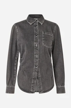 Baum und Pferdgarten MARIA SHIRT | Black Worn Denim Sale