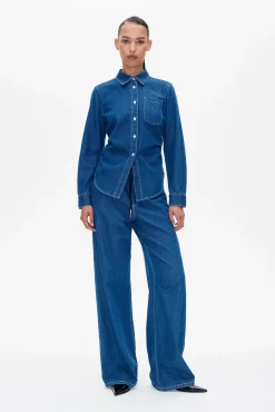 Baum und Pferdgarten MARIA SHIRT | Light Worn Denim New