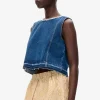 Baum und Pferdgarten Medine Top from | Dark Blue Denim Outlet