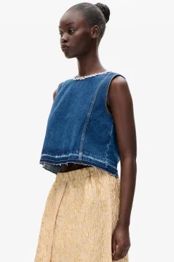 Baum und Pferdgarten Medine Top from | Dark Blue Denim Outlet