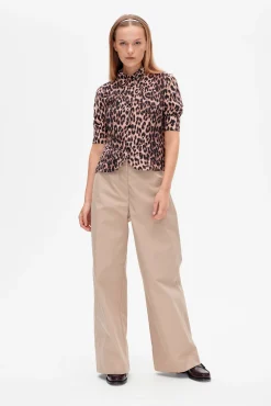 Baum und Pferdgarten Melaya shirt from | Brown Baum Leopard Discount