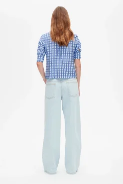 Baum und Pferdgarten Melaya shirt from | Blue Painted Check Best
