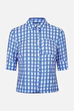 Baum und Pferdgarten Melaya shirt from | Blue Painted Check Best