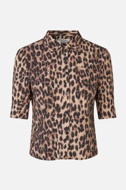 Baum und Pferdgarten Melaya shirt from | Brown Baum Leopard Discount