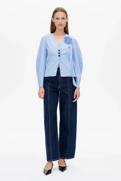 Baum und Pferdgarten MILLEA SHIRT | Brunnera Blue Stripe Hot