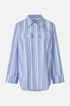 Baum und Pferdgarten Milo Shirt from | Breezy Blue Stripe Fashion