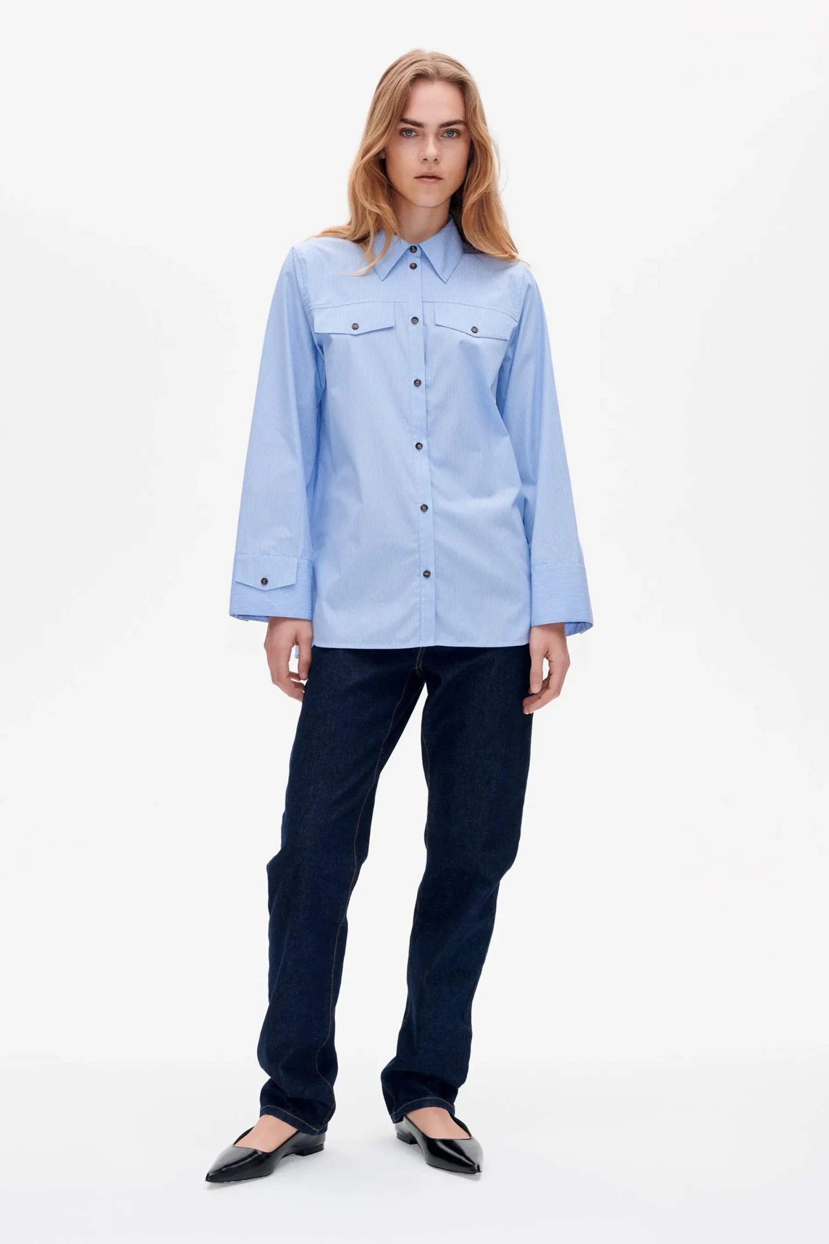 Baum und Pferdgarten MIRIA SHIRT | Brunnera Blue Stripe Clearance
