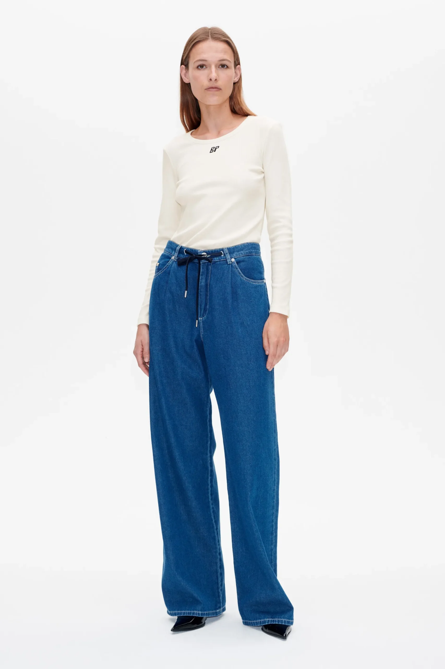 Baum und Pferdgarten NANNY JEANS | Light Worn Denim Hot