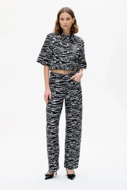 Baum und Pferdgarten NARA PANTS | Black Whisper Zebra Discount