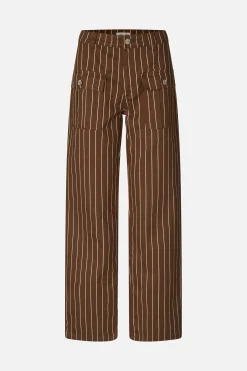Baum und Pferdgarten NICKIE JEANS | Creme Brown Pinstripe Sale