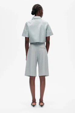 Baum und Pferdgarten Nico shorts from | Grey Wallstreet Pinstripe New