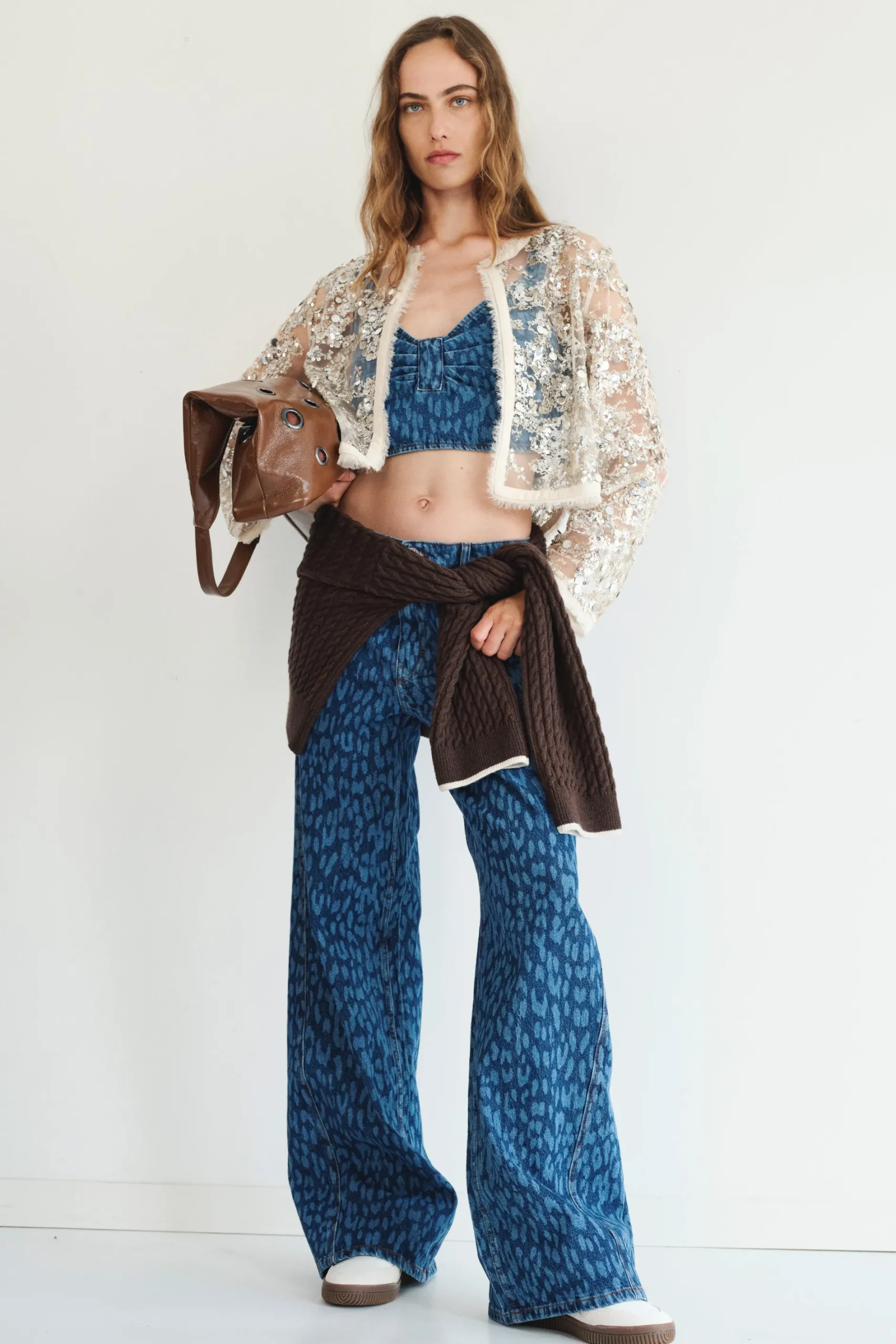Baum und Pferdgarten Nicocette jeans from | Leopard Vintage Blue Best